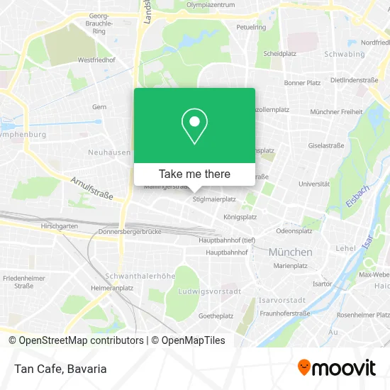 Tan Cafe map