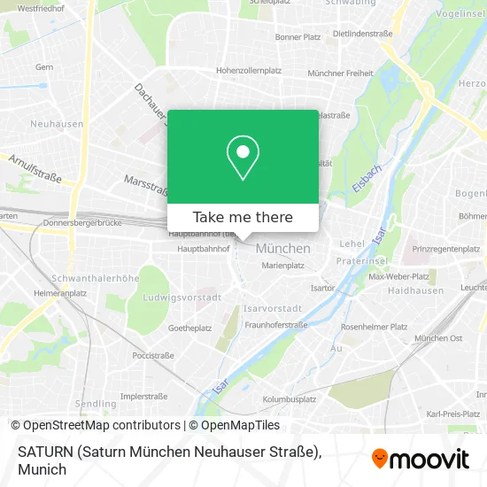 Карта SATURN (Saturn München Neuhauser Straße)