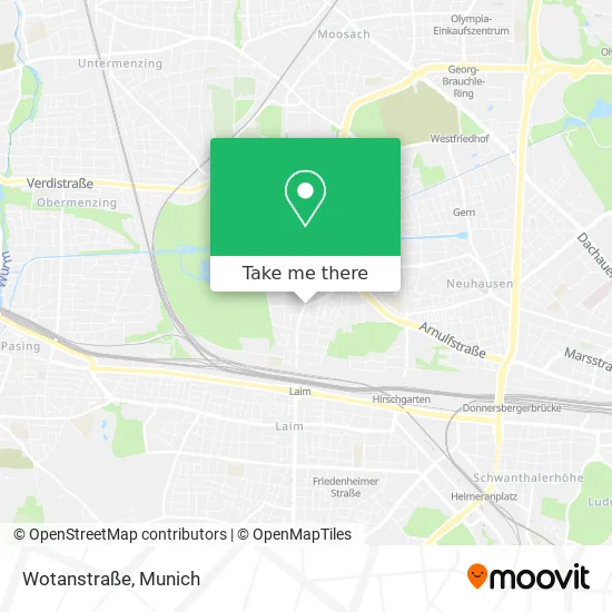 Карта Wotanstraße