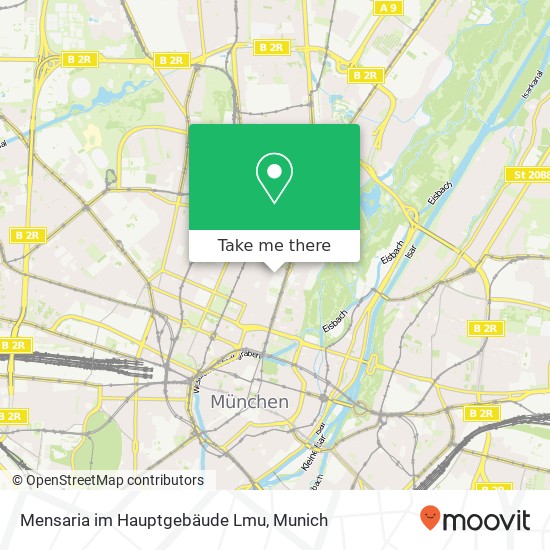 Mensaria im Hauptgebäude Lmu map