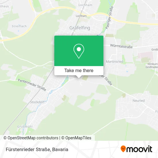 Карта Fürstenrieder Straße