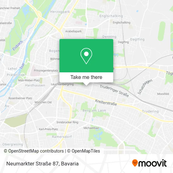 Карта Neumarkter Straße 87
