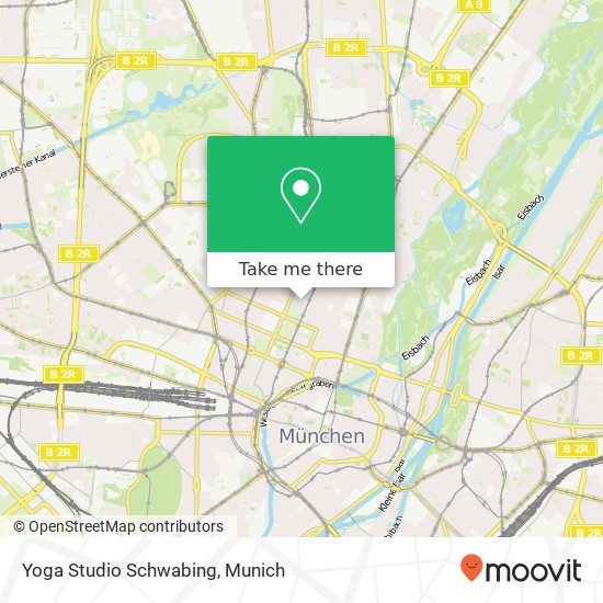 Карта Yoga Studio Schwabing