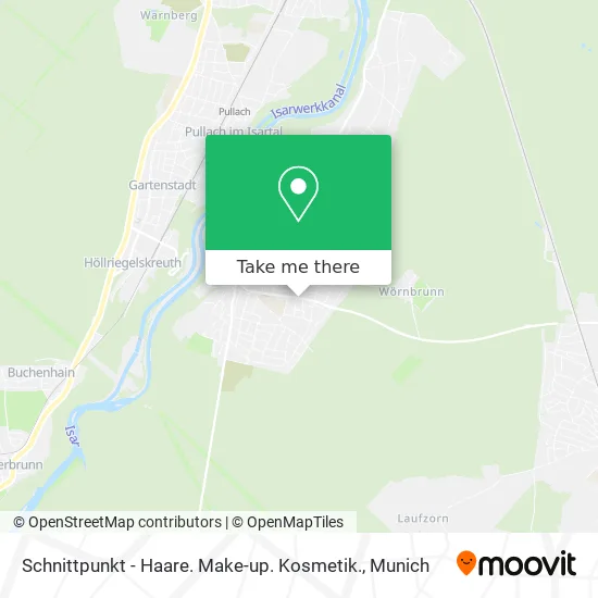 Карта Schnittpunkt - Haare. Make-up. Kosmetik.