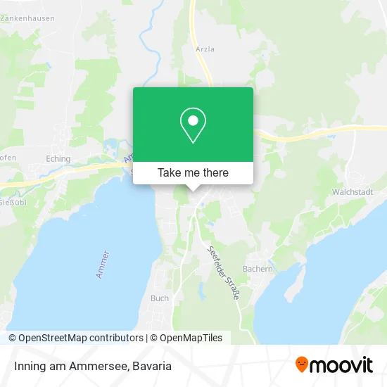 Карта Inning am Ammersee