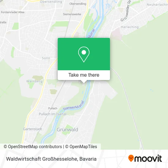 Карта Waldwirtschaft Großhesselohe