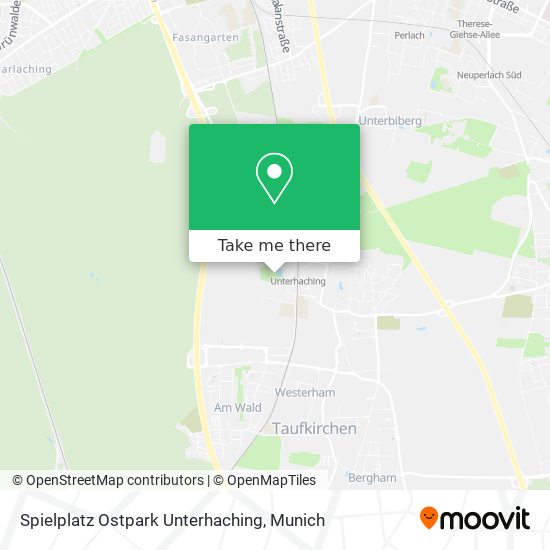 Spielplatz Ostpark Unterhaching map