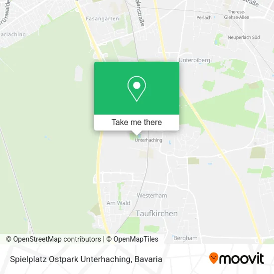 Карта Spielplatz Ostpark Unterhaching