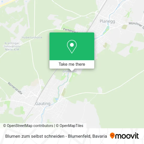 Карта Blumen zum selbst schneiden - Blumenfeld
