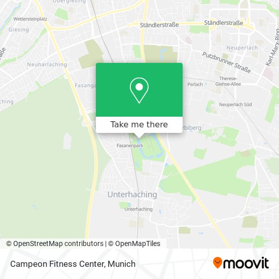 Campeon Fitness Center map