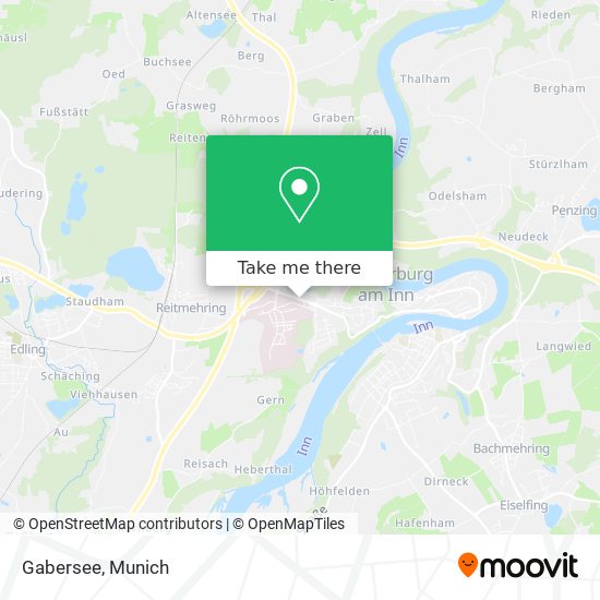 Gabersee map