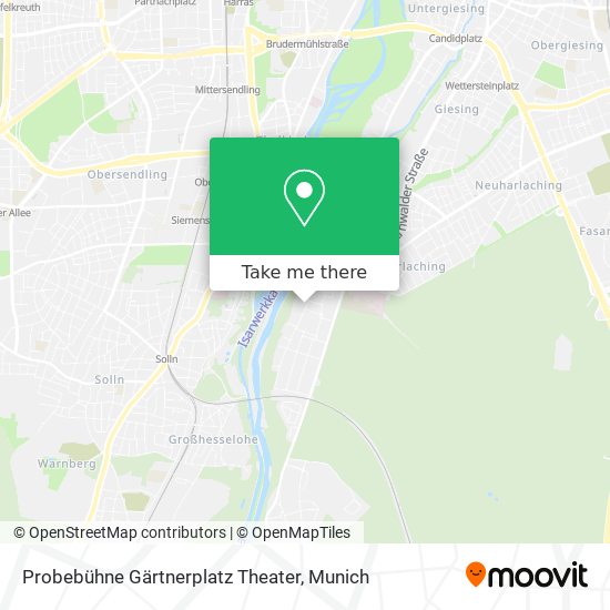 Probebühne Gärtnerplatz Theater map