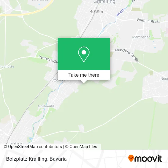 Карта Bolzplatz Krailling