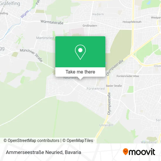 Карта Ammerseestraße Neuried