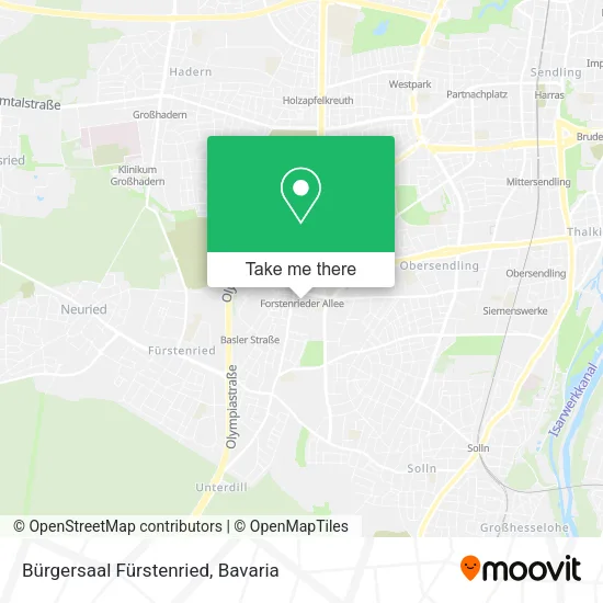 Карта Bürgersaal Fürstenried