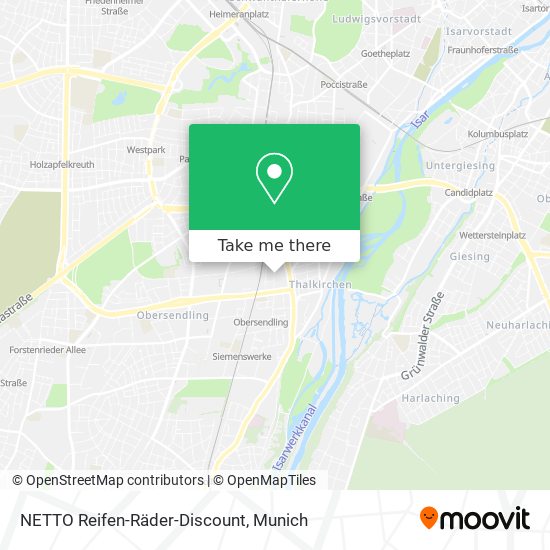 Карта NETTO Reifen-Räder-Discount
