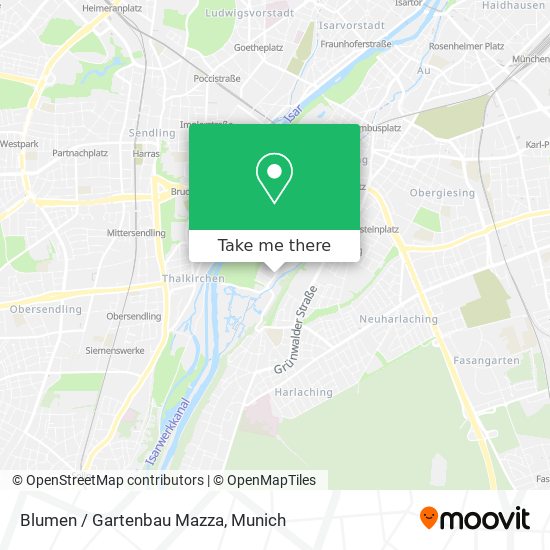 Blumen / Gartenbau Mazza map