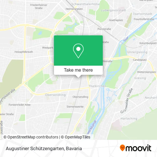 Карта Augustiner Schützengarten
