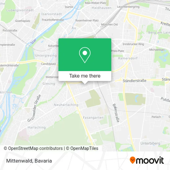 Карта Mittenwald