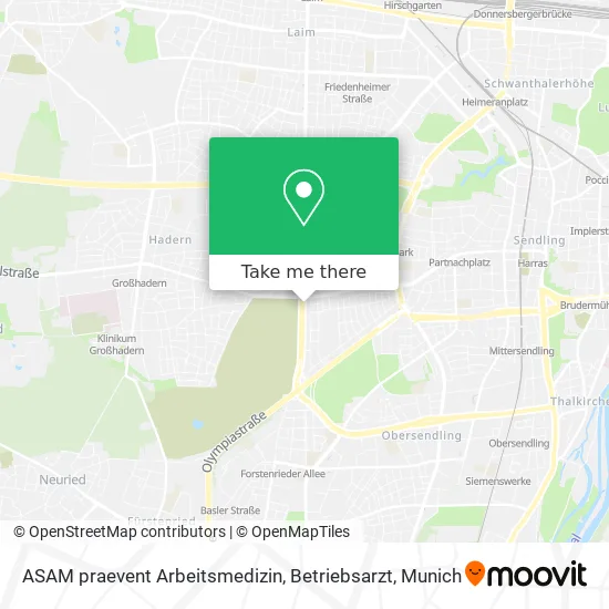 Карта ASAM praevent Arbeitsmedizin, Betriebsarzt