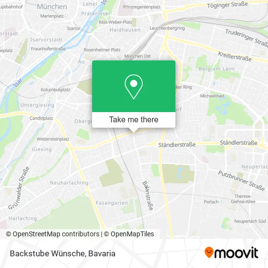 Карта Backstube Wünsche