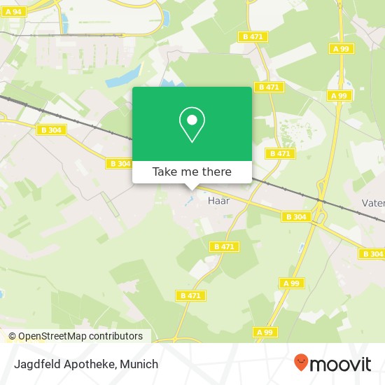 Карта Jagdfeld Apotheke