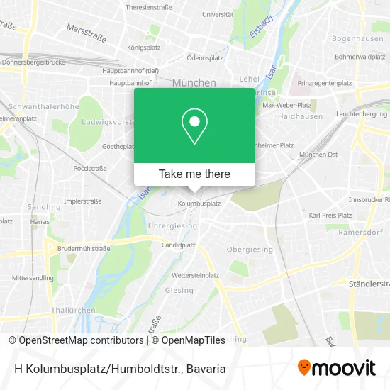 H Kolumbusplatz/Humboldtstr. map