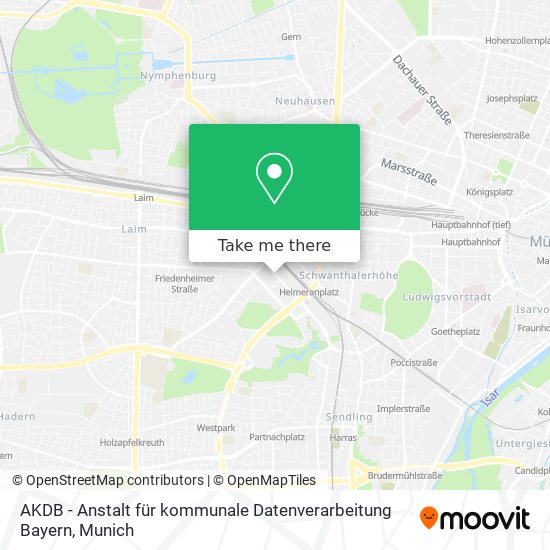 Карта AKDB - Anstalt für kommunale Datenverarbeitung Bayern