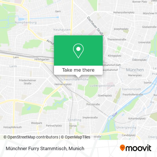 Münchner Furry Stammtisch map