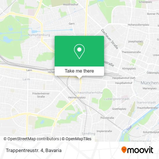 Карта Trappentreustr. 4