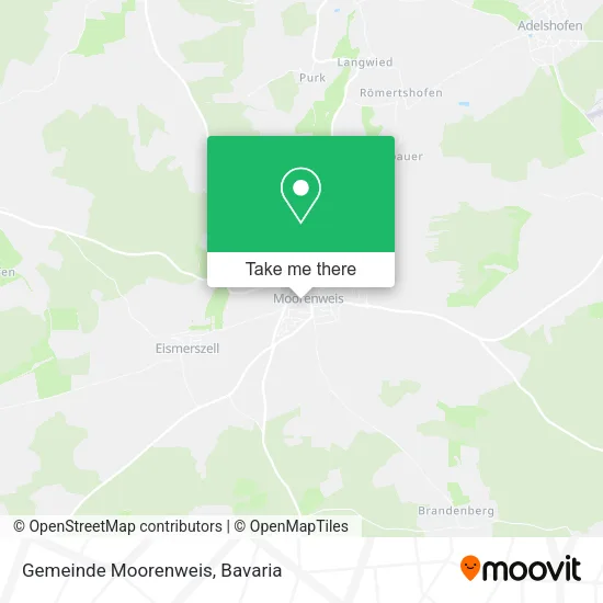 Карта Gemeinde Moorenweis