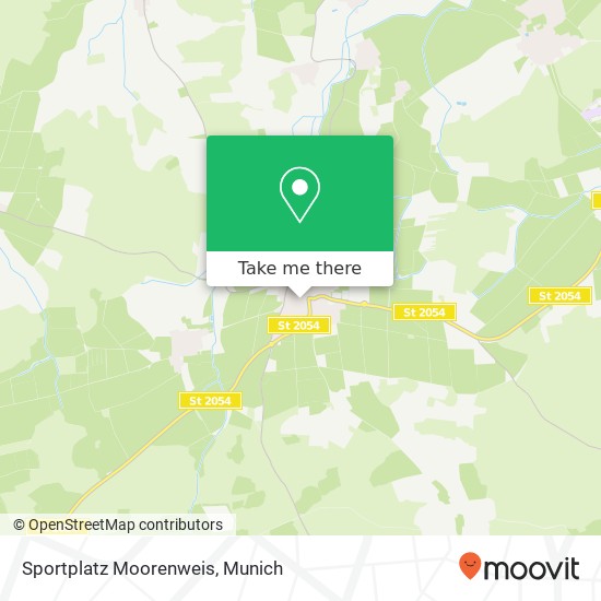 Карта Sportplatz Moorenweis