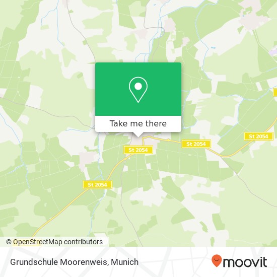 Карта Grundschule Moorenweis