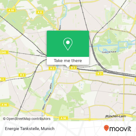 Energie Tankstelle map