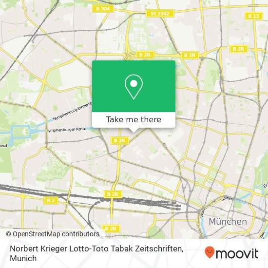 Norbert Krieger Lotto-Toto Tabak Zeitschriften map