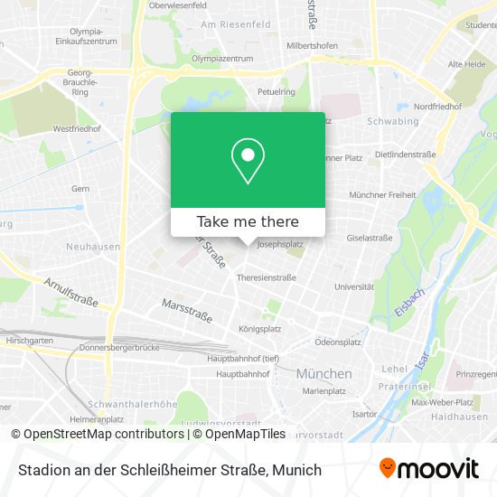 Stadion an der Schleißheimer Straße map