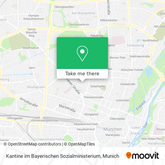 Kantine im Bayerischen Sozialministerium map