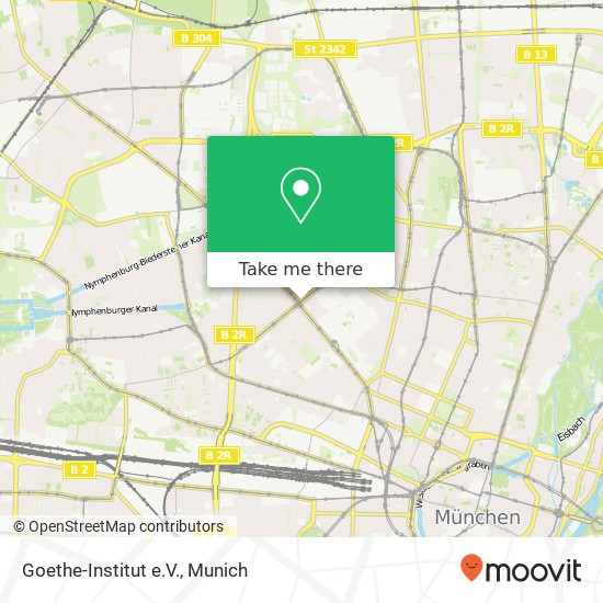 Goethe-Institut e.V. map