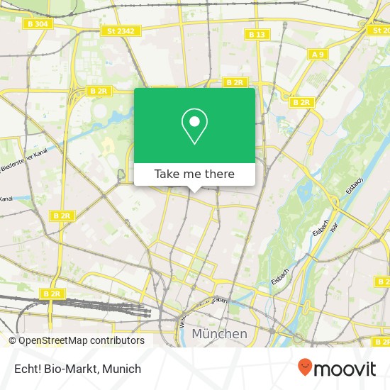Карта Echt! Bio-Markt