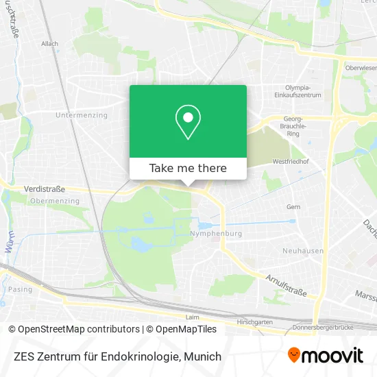 Карта ZES Zentrum für Endokrinologie
