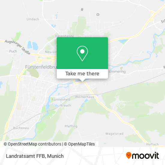 Карта Landratsamt FFB