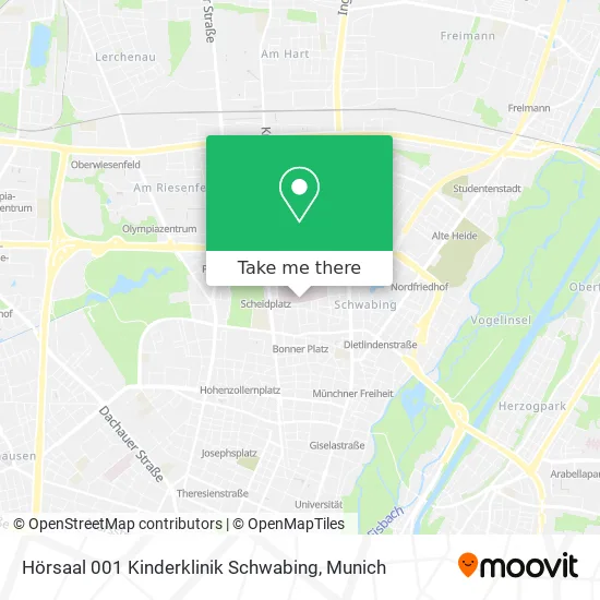 Карта Hörsaal 001 Kinderklinik Schwabing