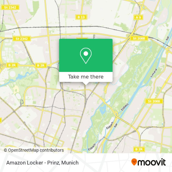 Amazon Locker - Prinz map
