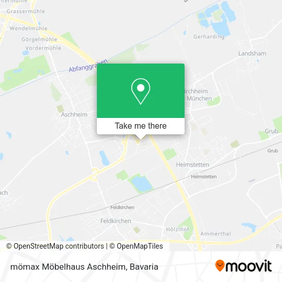 Карта mömax Möbelhaus Aschheim