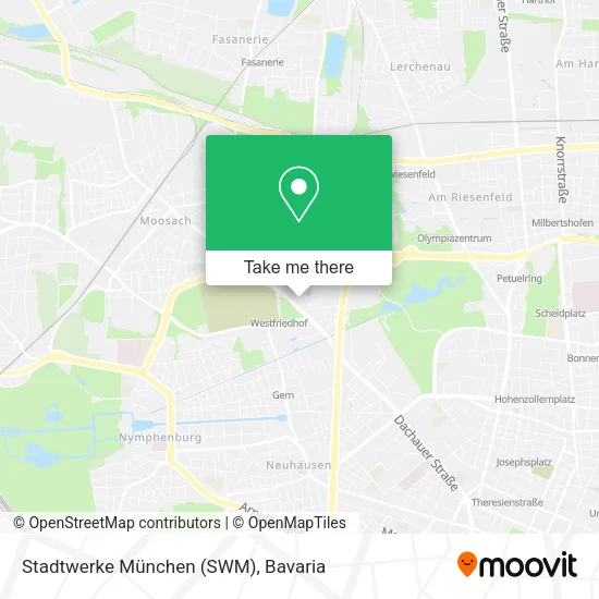 Карта Stadtwerke München (SWM)