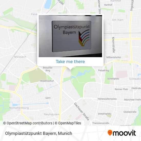 Olympiastützpunkt Bayern map