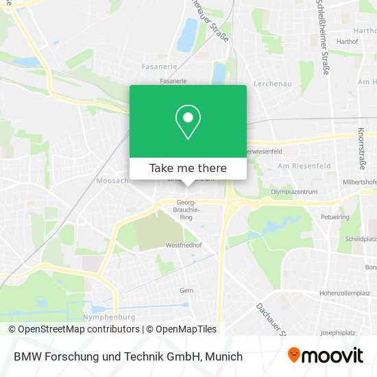 Карта BMW Forschung und Technik GmbH