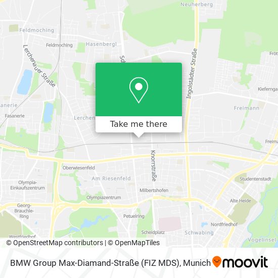 BMW Group Max-Diamand-Straße (FIZ MDS) map
