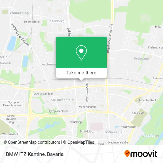 BMW ITZ Kantine map