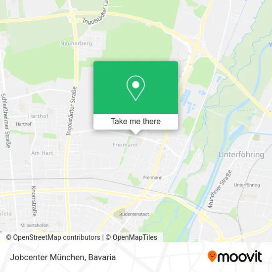 Карта Jobcenter München